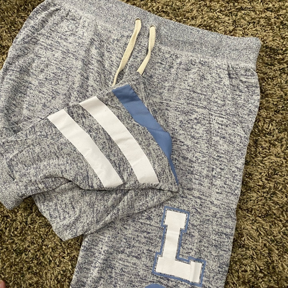 Ultra Flirt Gray "LOVE" Sweatpants